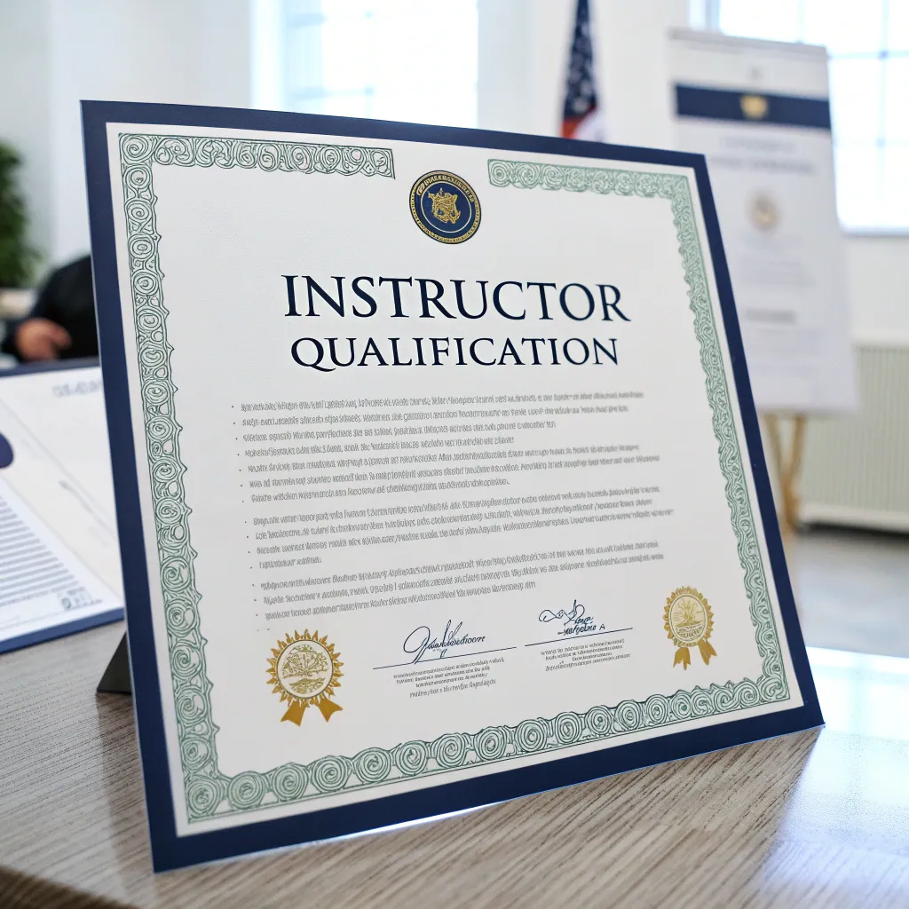 Instructor Qualification